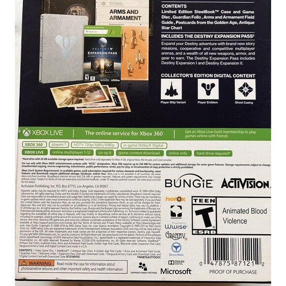 Destiny Limited Edition (Microsoft Xbox 360 2014) - Picture 5 of 15